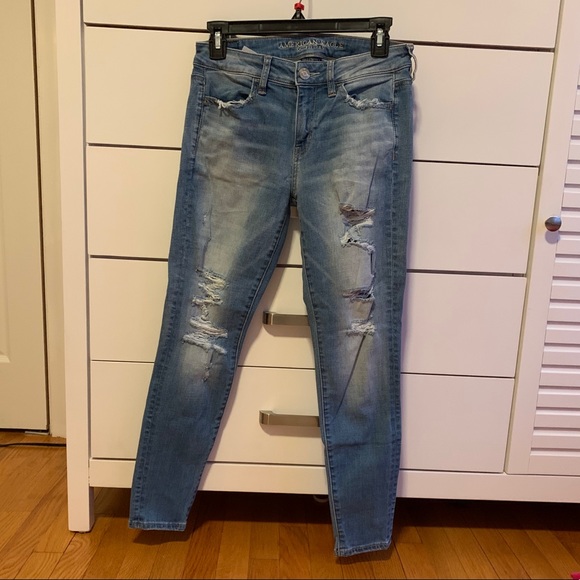 AEO Jegging super stretch x - women’s size 4 short - Picture 1 of 5